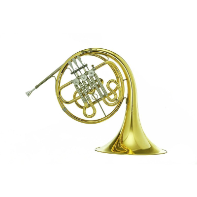 702-L B-Waldhorn 3-Ventile Lack +Etui