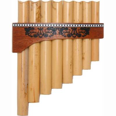 760.117 Panflöte C-Dur 8 Rohre Holzgü