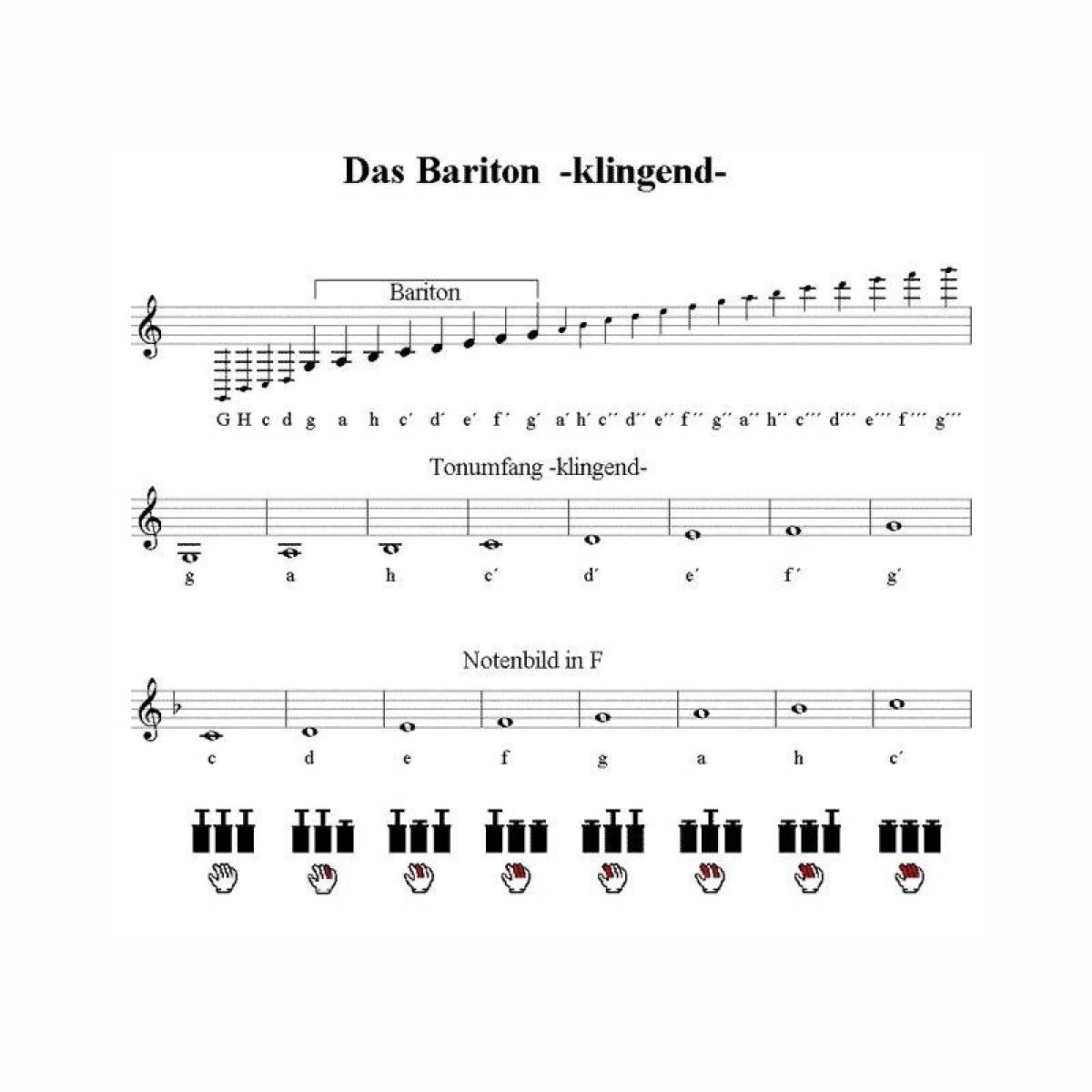 Voigt 1389a Bariton aufrecht 8-tönig