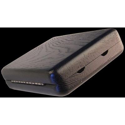 Blattetui Ten.Sax schwarz mit Glasplatte