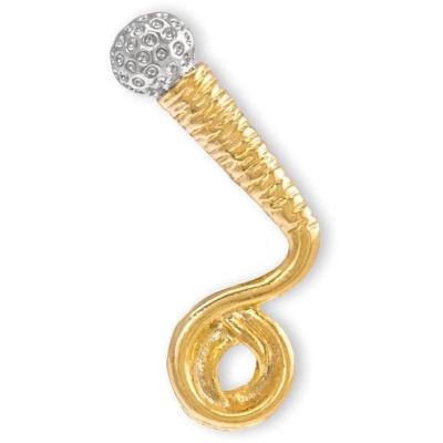 A02 Mikrofon Pin vergoldet