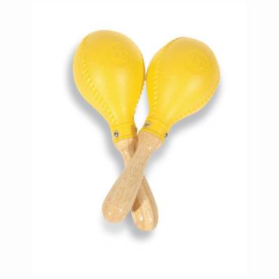 281 Maracas Gelb Holzgriff