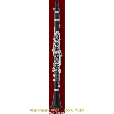 Klarinette-B 322 22 Kl 6 Ringe m.Etui