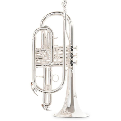 Kornett CR-202S versilbert mit Etui