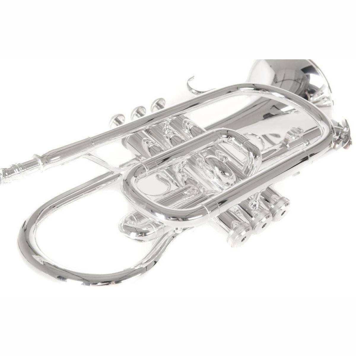 Kornett CR-202S versilbert mit Etui