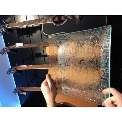 Fusing-Glasteller Noten 30x30cm 6209