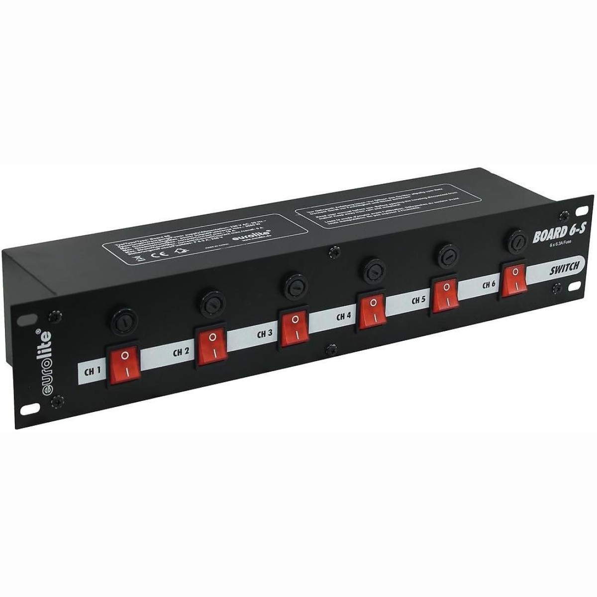 Board 6-S mit 6 X SCHUKO 19 Board 6-S mit 6 X SCHUKO 19
