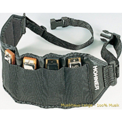 Blues Harp-Gürtel für 6 Richter Harps