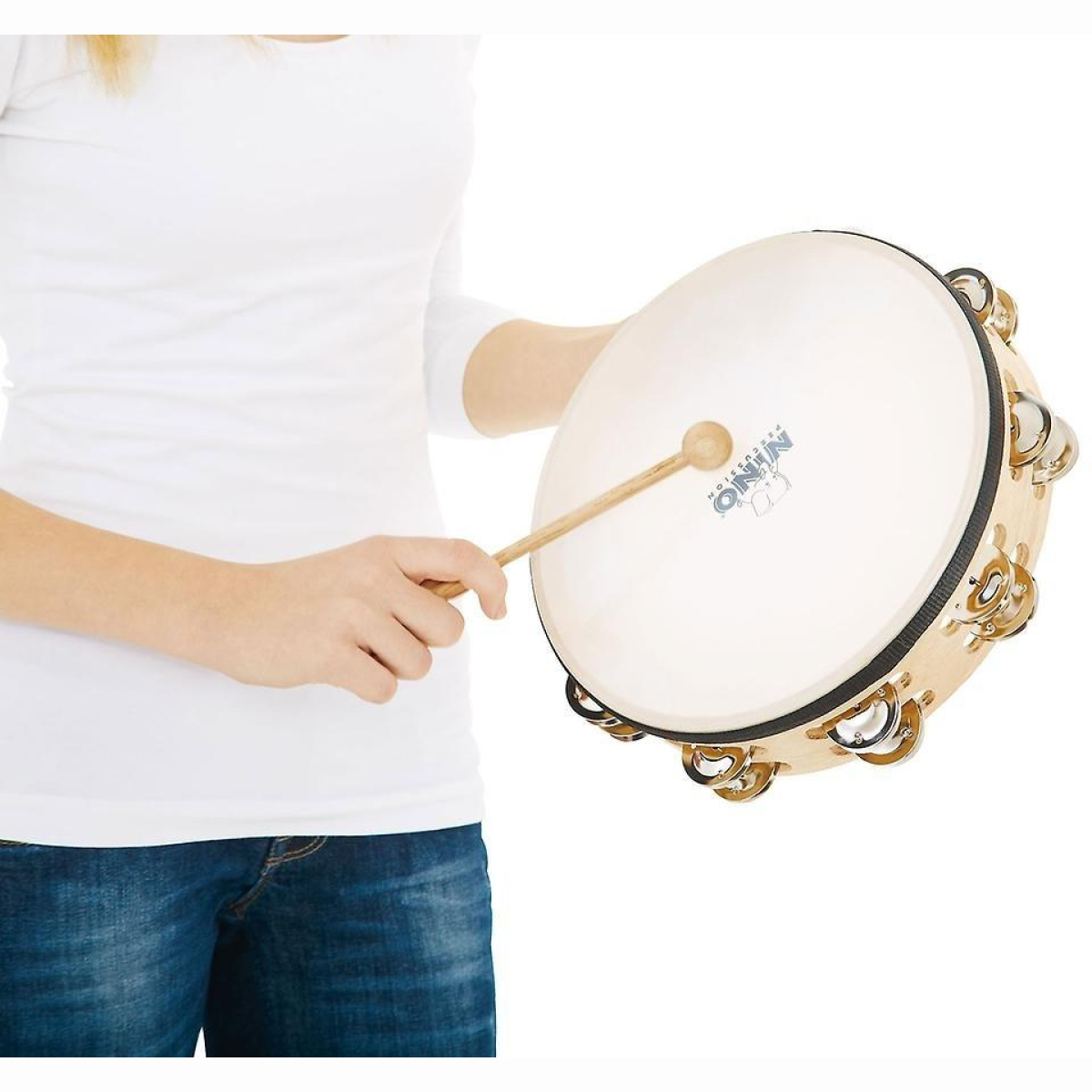 25 Tambourine einreihig, 8 Schellen