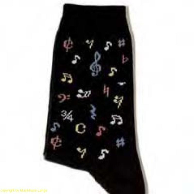 Socken Noten bunt 35/38