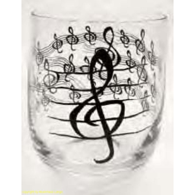 Glas Violinschlüssel 6222KGLA