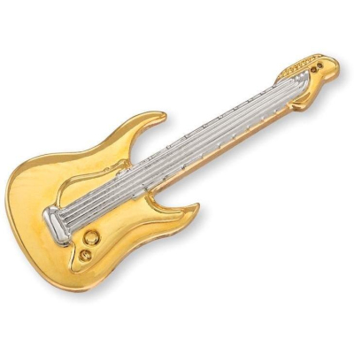 A04 E-Gitarre Pin vergoldet