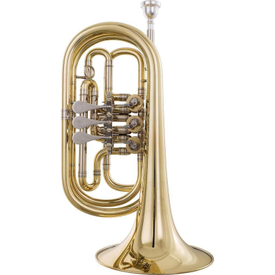 129-L Basstrompete/B Lack mit Gigbag