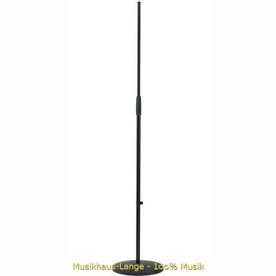 260/1 Mikrofonstativ Rundsockel schwarz