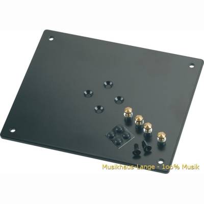 26792 aufnahmeplatte schwarz 240x5x200