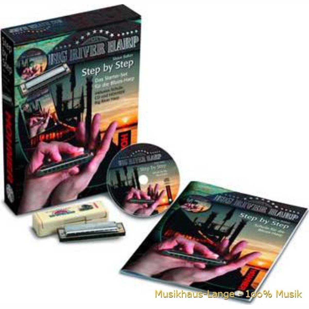 Step by Step Bluesharp E Muha/Noten/CD