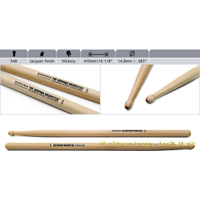 61326 Sticks 5AB Hickory lackiert