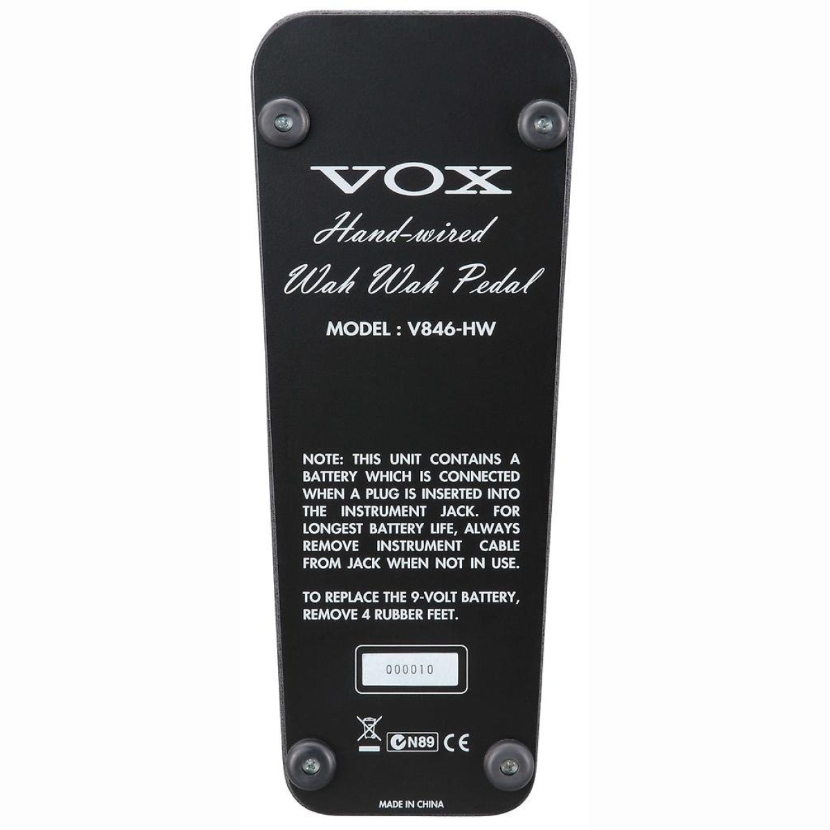 V846HW Wah-Wah Pedal