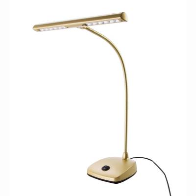 12297 Pianoleuchte gold LED