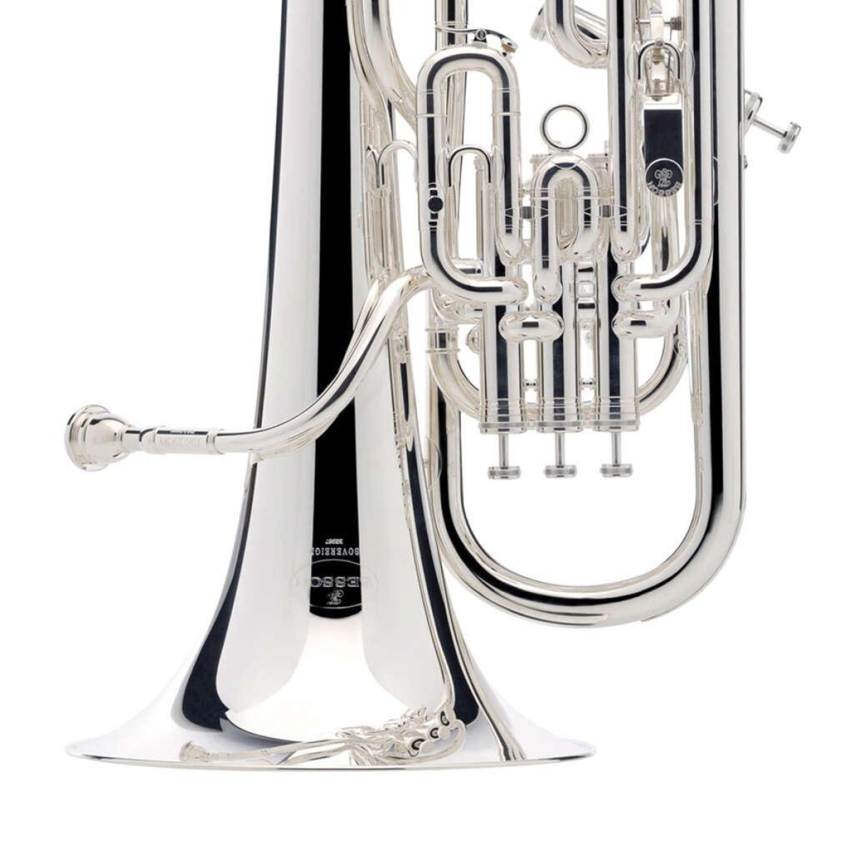 967T-2-0 Euphonium 4Vent Silber Etui