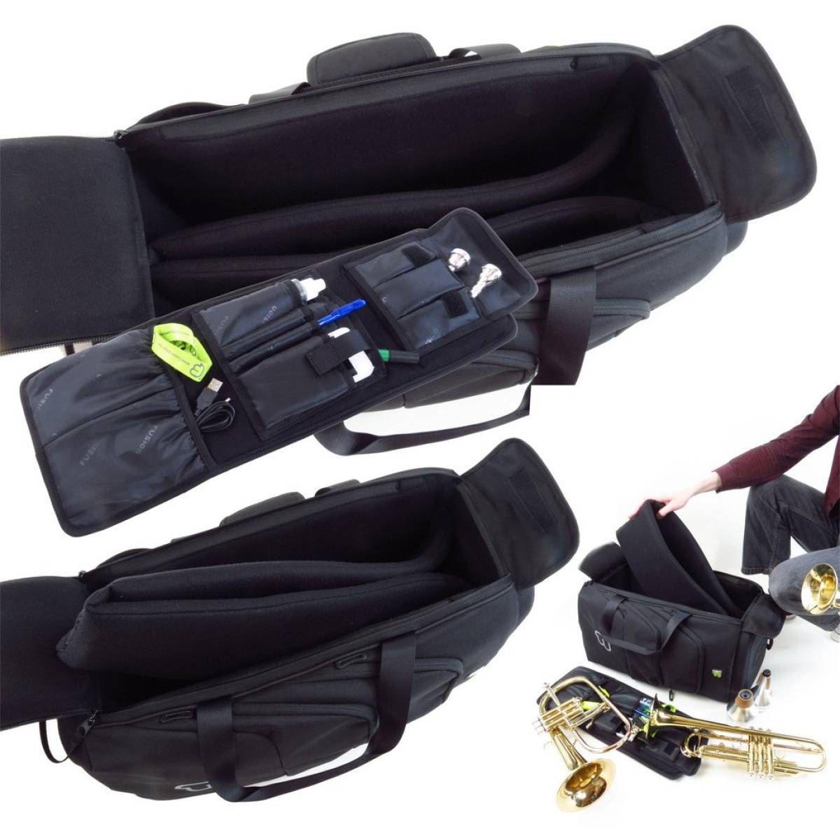 Bag UB-04-BK Triple Trumpet Black