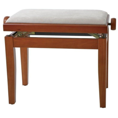 130080 Klavierbank Kirsch matt/beige
