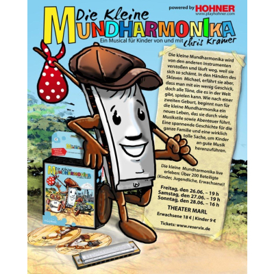 Die kleine Mundharm. Harp+Hörbuch(CD)