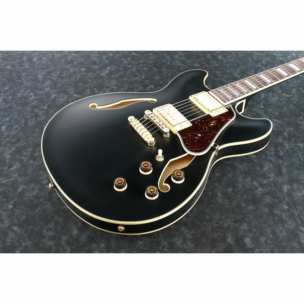 AS73G-BKF E-Gitarre Black Flat