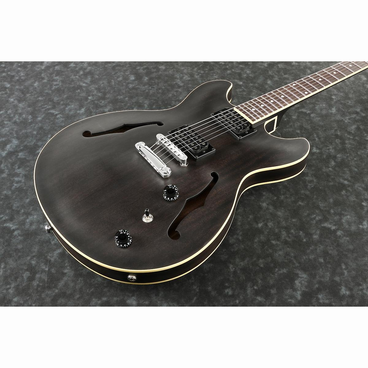 AS53-TKF Semi-Acoustic Black Flat