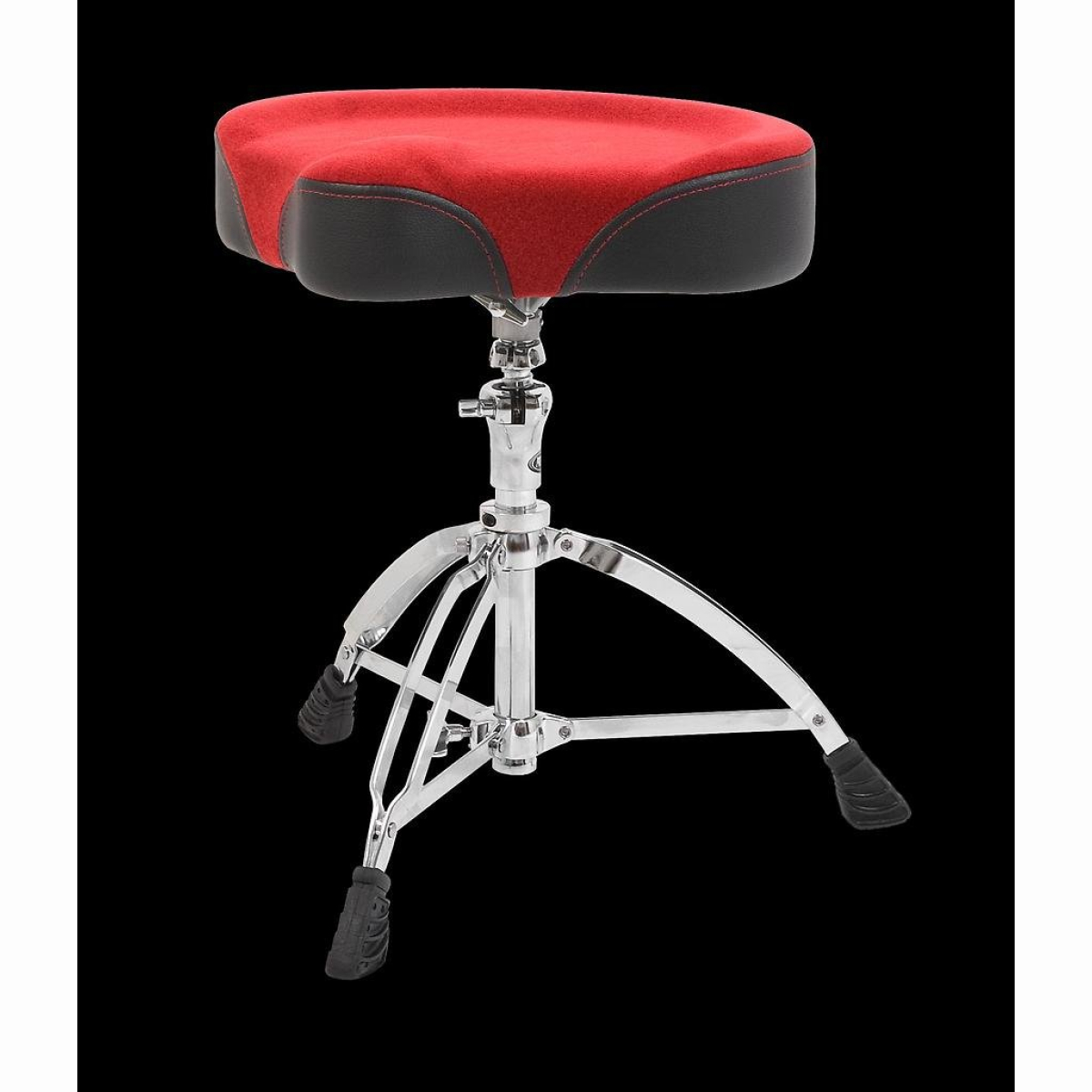 T765ASER Drumhocker Sattel, Fläche rot