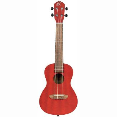 RUFIRE Ukulele Concert Okoume RED