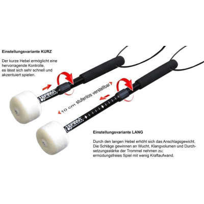 Memo Stick Schlägel Bass Drum