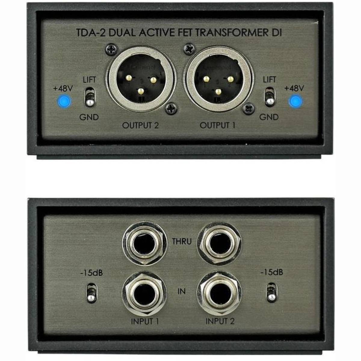 TDA-2 Aktiv Stereo DI-Box TDA-2 Aktiv Stereo DI-Box