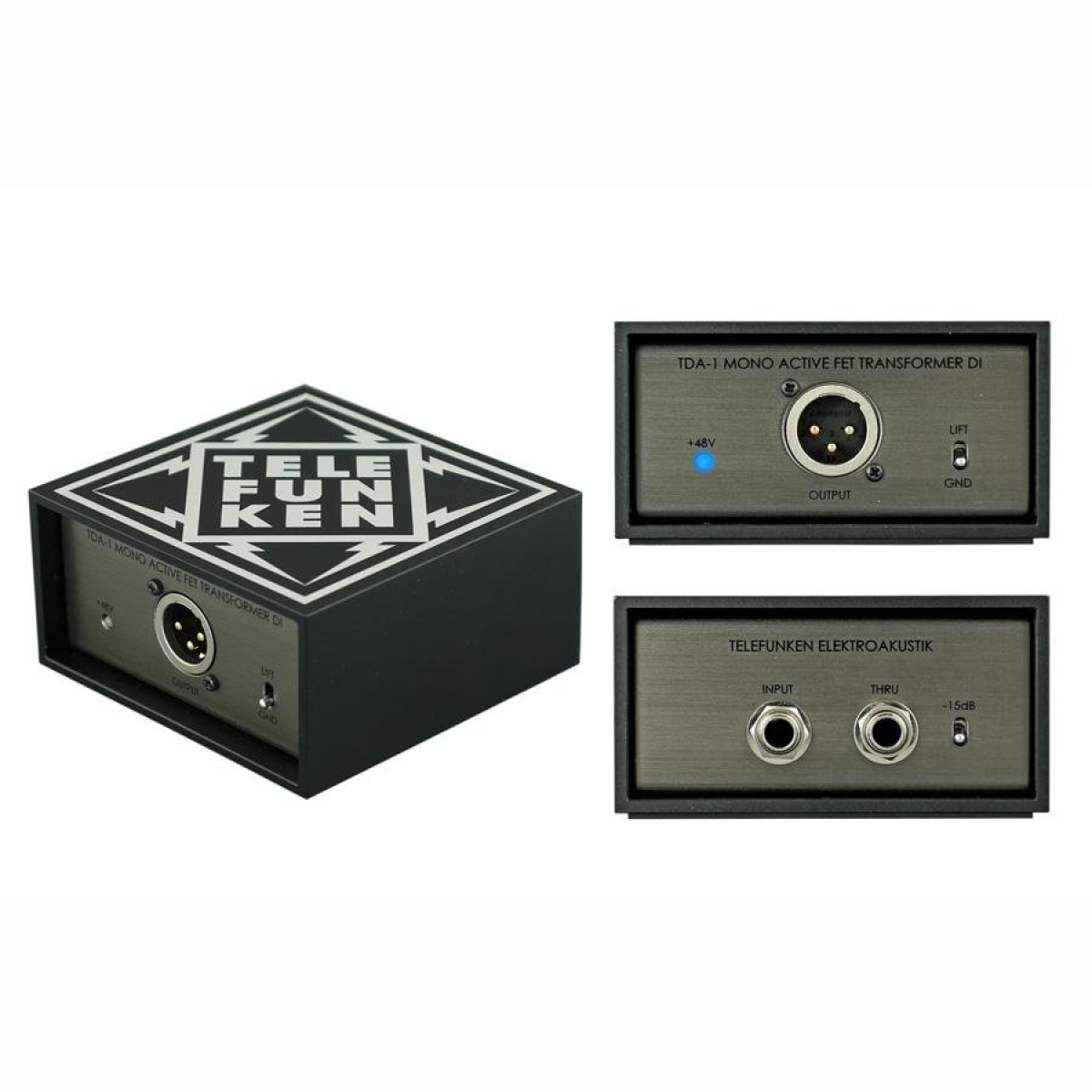 TDA-1 Aktiv Mono DI-Box TDA-1 Aktiv Mono DI-Box