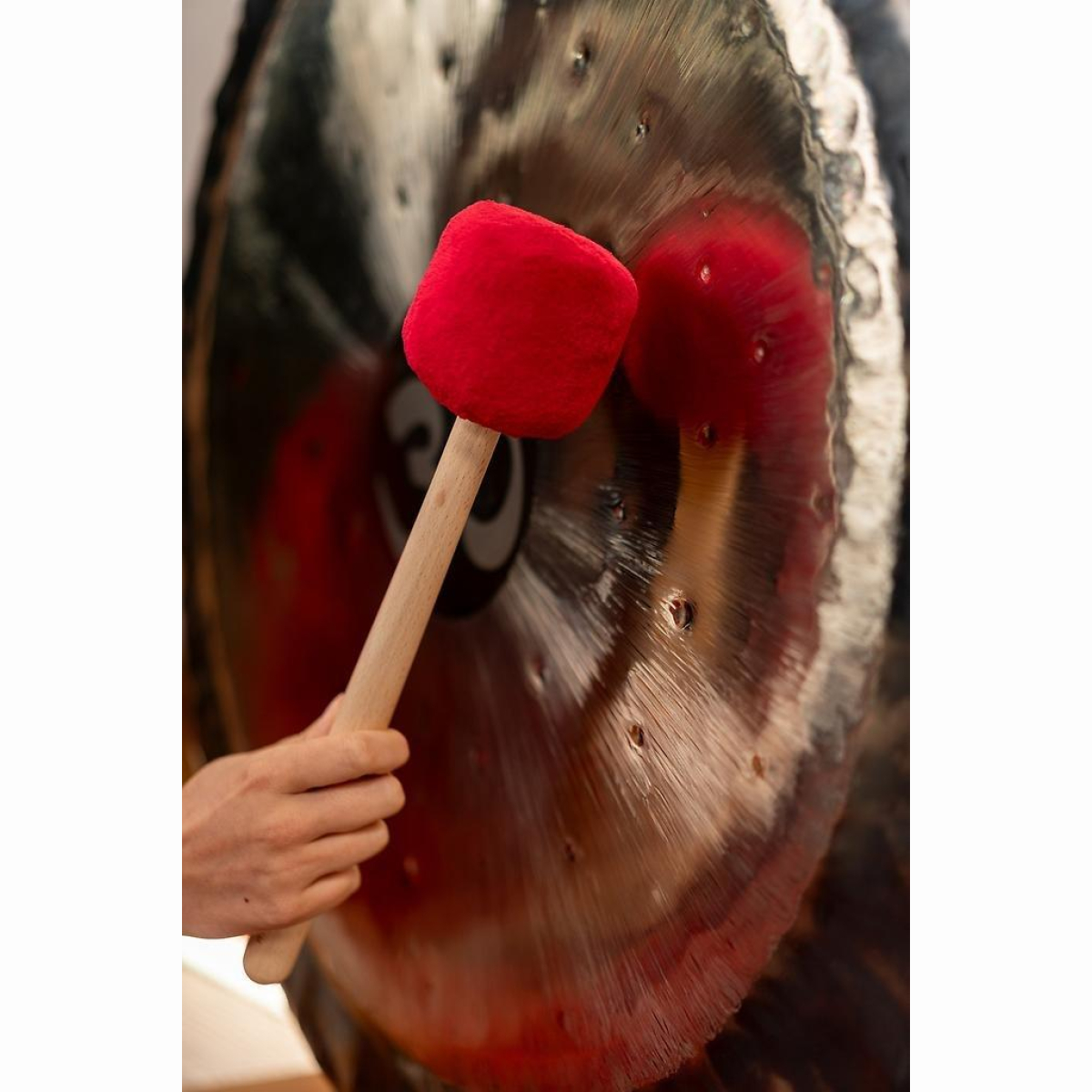 MGM-M-R Gong Mallet medium, Rose MGM-M-R Gong Mallet medium, Rose