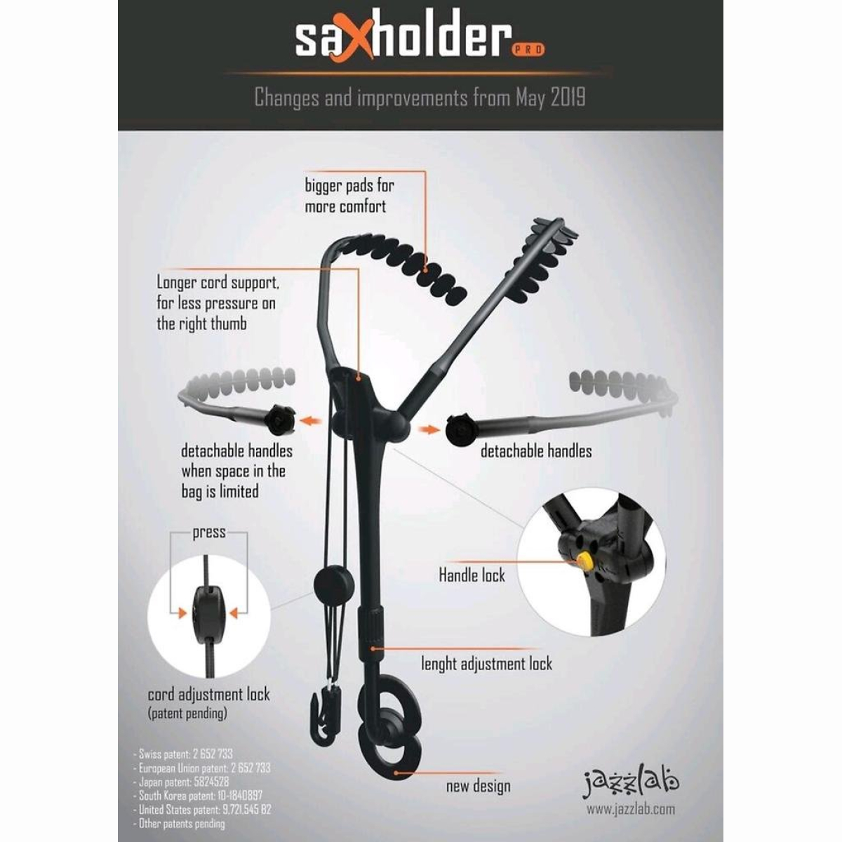 Saxholder Pro-M Sax-Tragesystem Neu