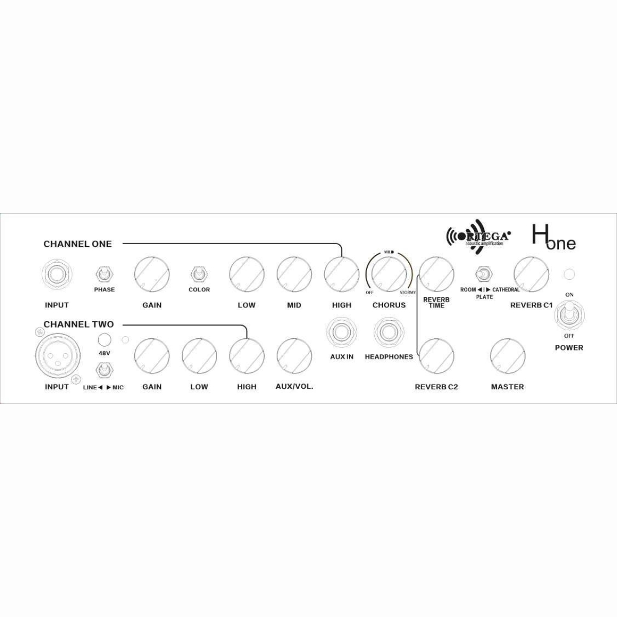 H ONE Amp Top Acoustic 100W