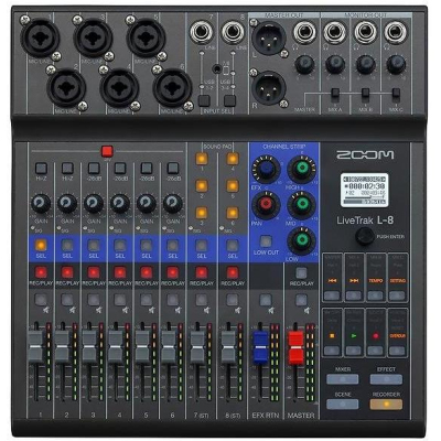 LiveTrak L-8 Digital Mixer and Recorder