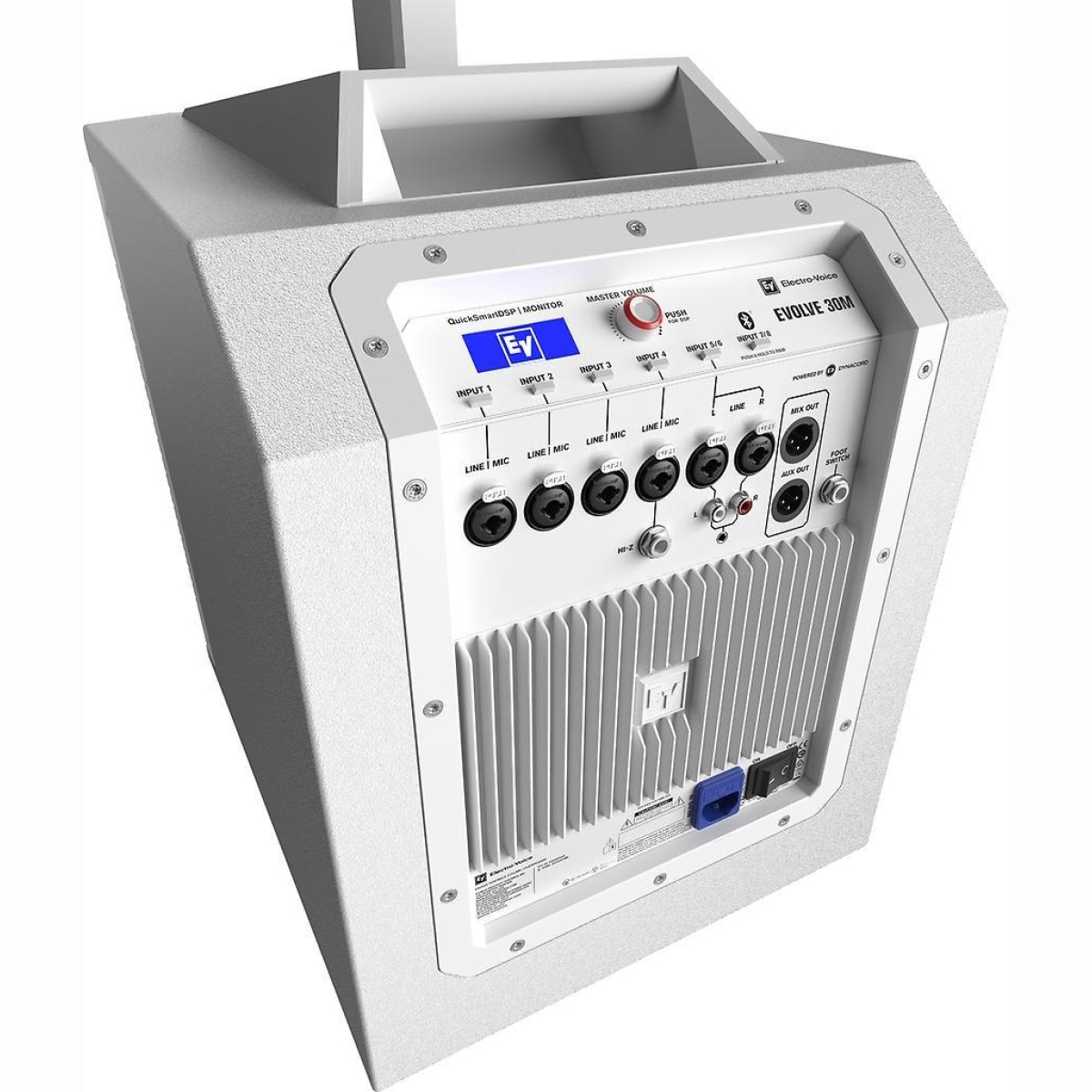 Evolve 30M White Säulen PA mit Mixer