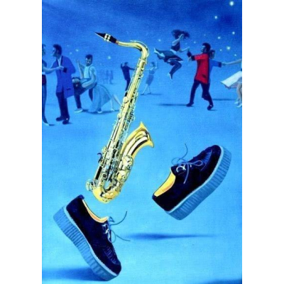 Postkarte MB-FV-29738 Klappk.Sax+Schuh