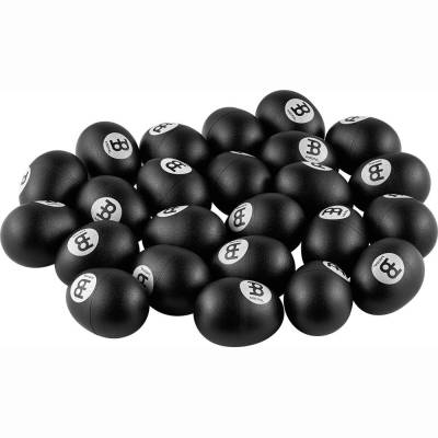 Egg Shaker Set 24 Stück Schwarz