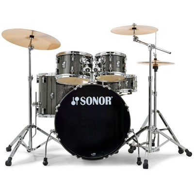 AQX Studio Drumset Black Midnight AQX Studio Drumset Black Midnight