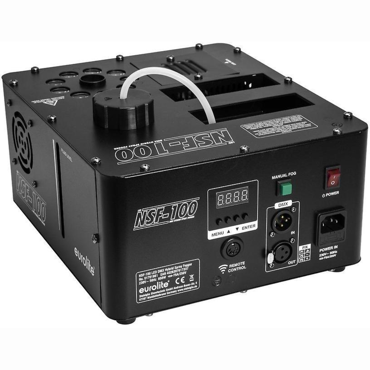 NSF-100 LED DMX Hybrid Spray Fogger