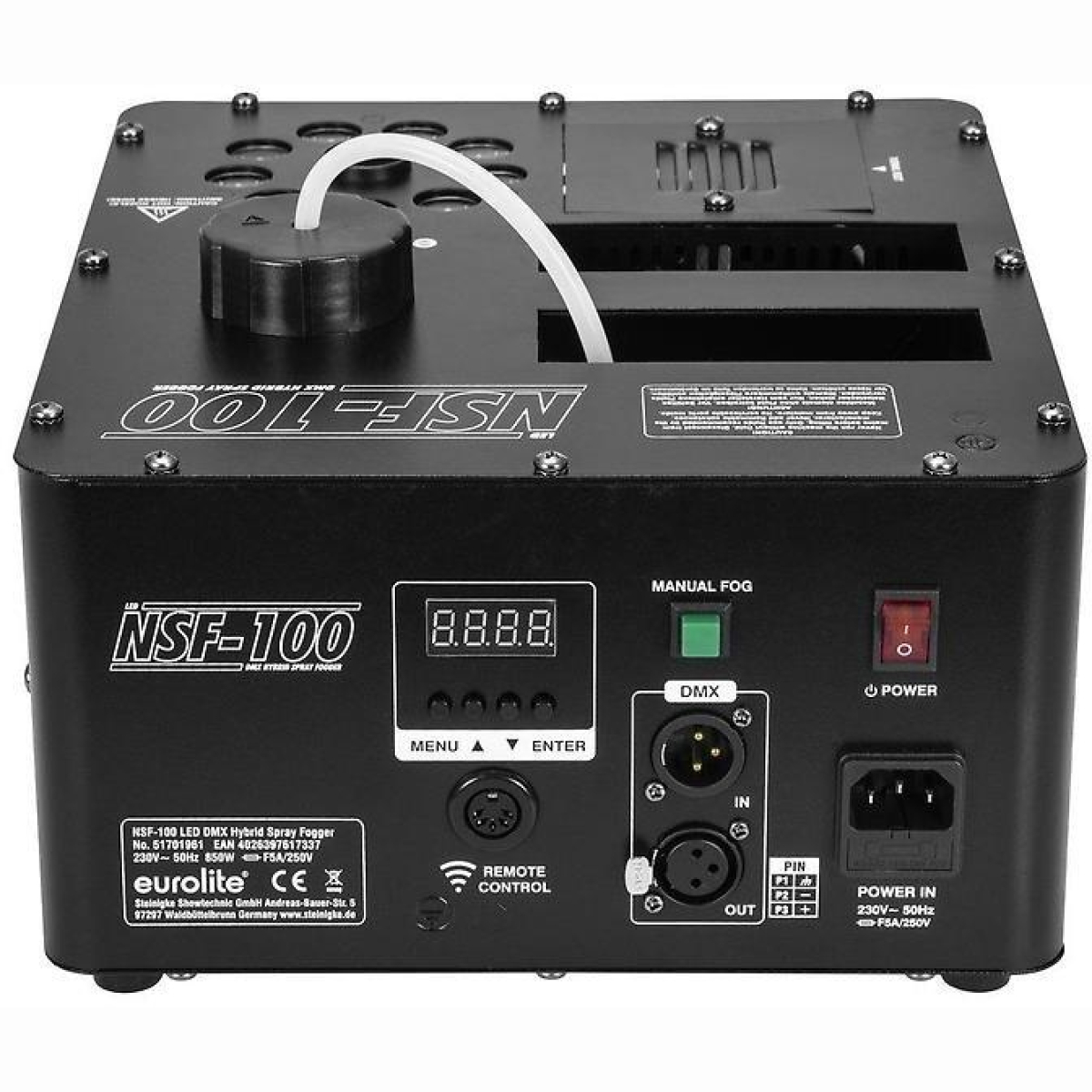 NSF-100 LED DMX Hybrid Spray Fogger