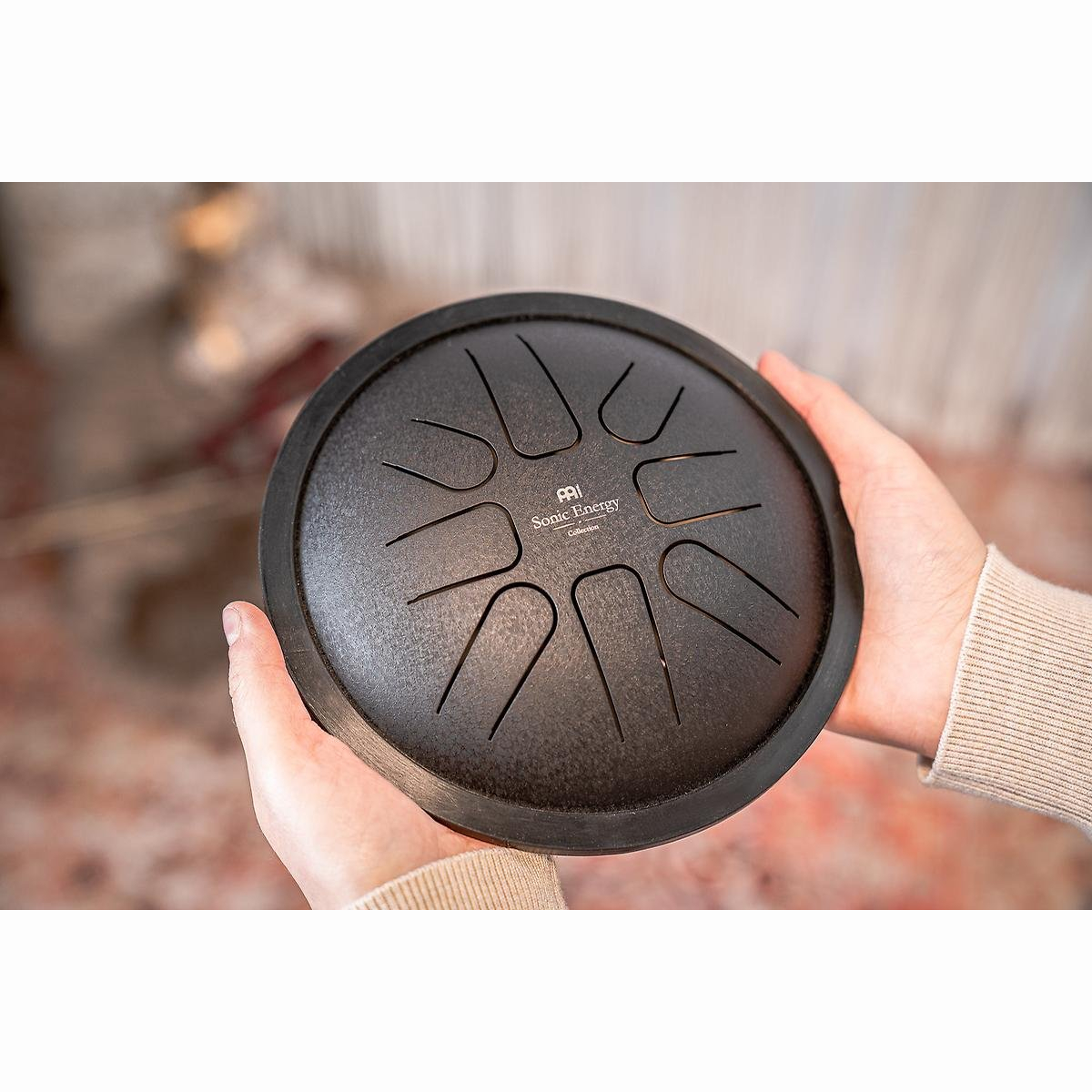 Steel Tongue Drum Black F Minor Steel Tongue Drum Black F Minor
