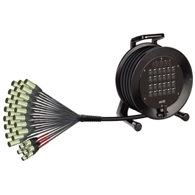 24/4 Stagedrum-XLR Peitsche 40 Meter