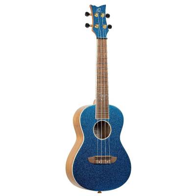RUEL-MBL Ukulele CONCERT BLUE TOP