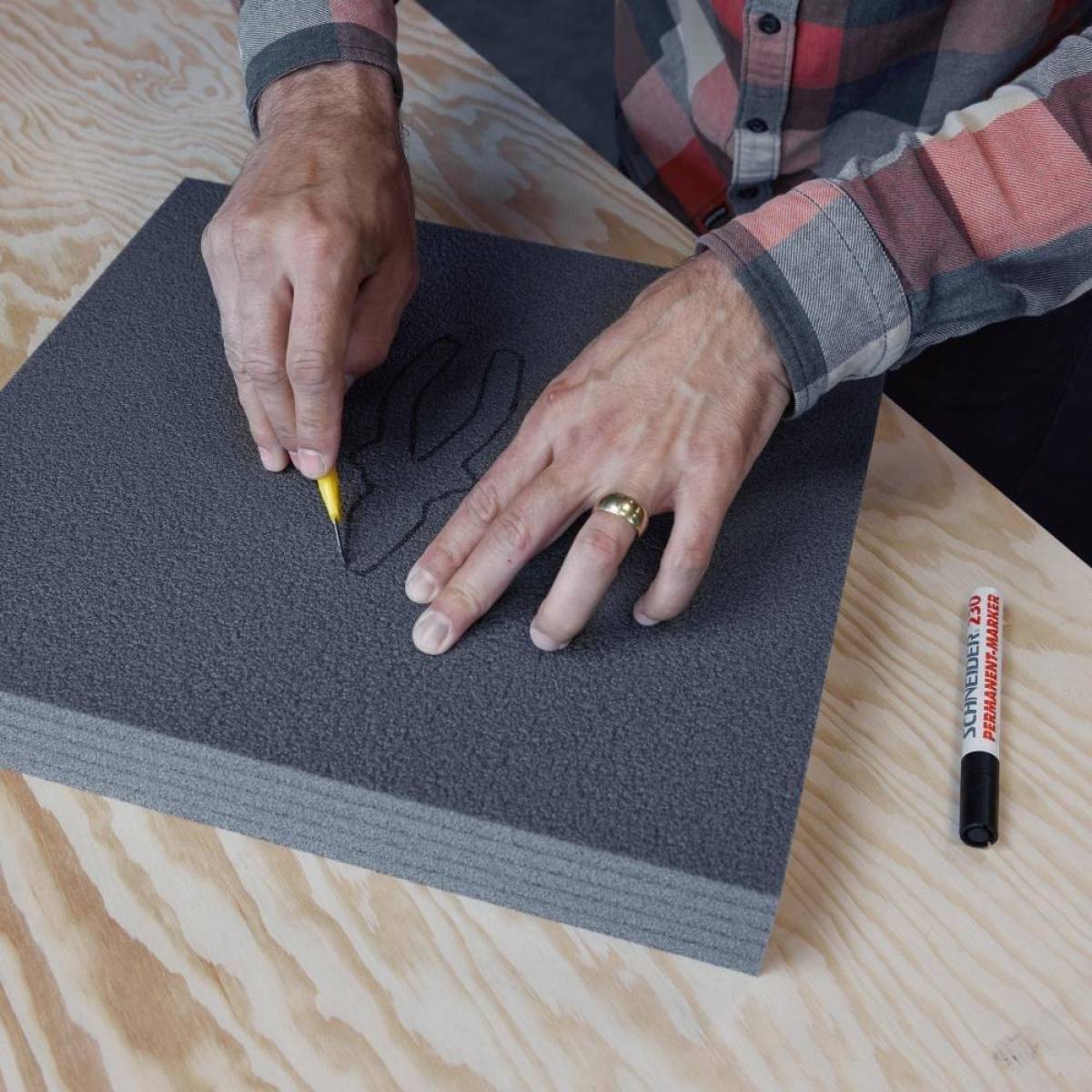 inlay für Rackschubladen zuschneidbar