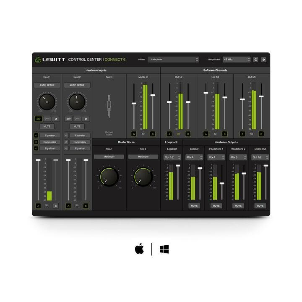 Connect 6 USB-C Audio interface Connect 6 USB-C Audio interface