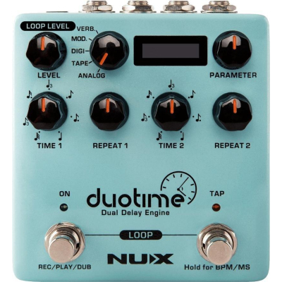 Duo Time Double Delay Pedal + Looper